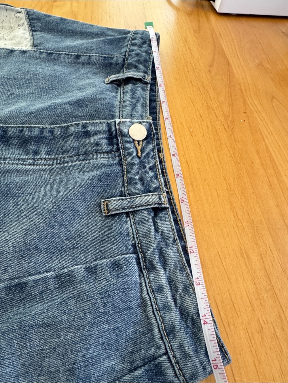 Three Bird Nest Patchwork Flare Jeans - worn once - Picture 9 of 10